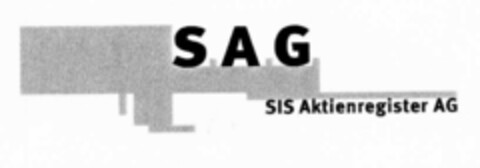 S.A.G. SIS Aktienregister AG Logo (EUIPO, 07/04/2002)