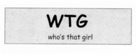 WTG who's that girl Logo (EUIPO, 08.07.2002)