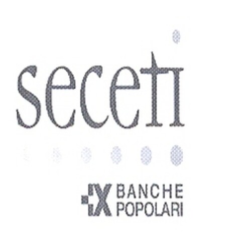 seceti X BANCHE POPOLARI Logo (EUIPO, 14.12.2005)