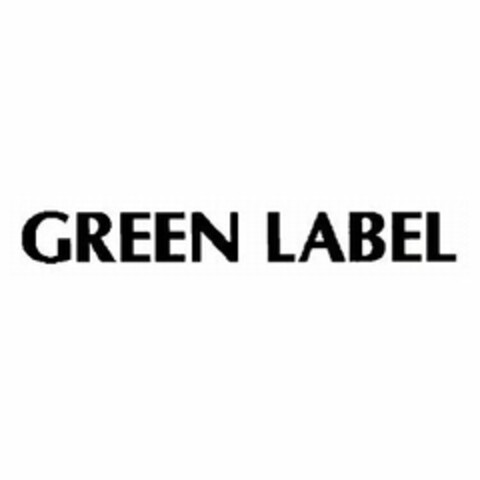 GREEN LABEL Logo (EUIPO, 11/01/2006)