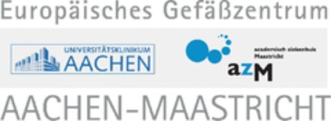 Europäisches Gefäßzentrum UNIVERSITÄTSKLINIKUM AACHEN Academisch ziekenhuis Maastricht AACHEN-MAASTRICHT Logo (EUIPO, 12.01.2008)