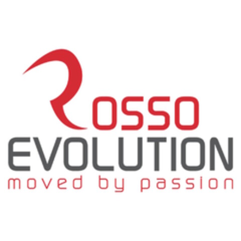 ROSSO EVOLUTION MOVED BY PASSION Logo (EUIPO, 04/24/2018)