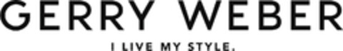 GERRY WEBER I LIVE MY STYLE. Logo (EUIPO, 22.02.2019)