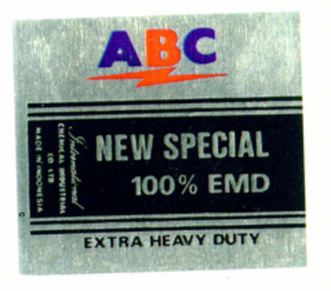 ABC NEW SPECIAL 100% EMD EXTRA HEAVY DUTY Logo (EUIPO, 22.04.1997)