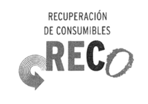 RECUPERACIÓN DE CONSUMIBLES RECO Logo (EUIPO, 02.06.2003)