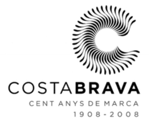 COSTABRAVA CENT ANYS DE MARCA 1908 - 2008 Logo (EUIPO, 05.06.2008)