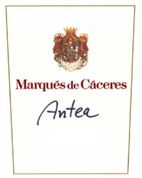 Marqués de Cáceres Antea Logo (EUIPO, 14.05.2009)