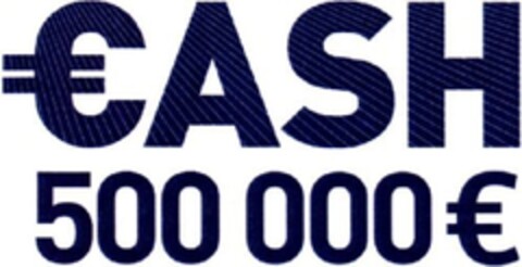 CASH 500 000€ Logo (EUIPO, 27.08.2009)