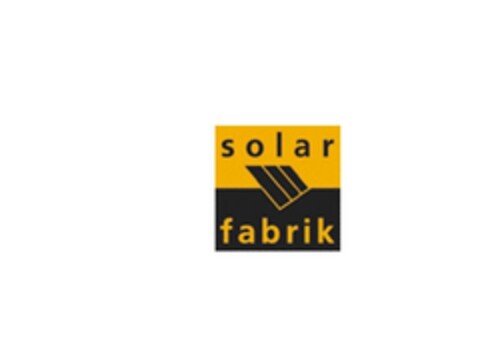 solar fabrik Logo (EUIPO, 23.09.2009)