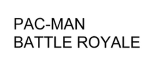 PAC-MAN
BATTLE ROYALE Logo (EUIPO, 17.12.2009)