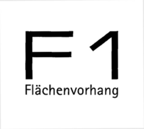 F1 Flächenvorhang Logo (EUIPO, 05/14/2010)