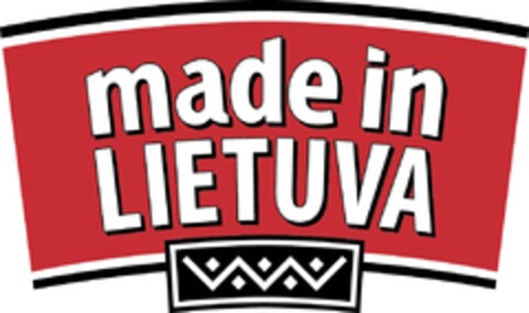 made in LIETUVA Logo (EUIPO, 07/29/2011)