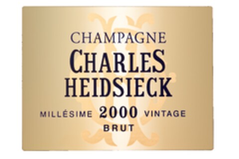 CHAMPAGNE CHARLES HEIDSIECK MILLÉSIME 2000 VINTAGE BRUT Logo (EUIPO, 08/02/2013)