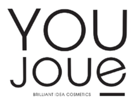 YOU JOUE BRILLIANT IDEA COSMETICS Logo (EUIPO, 25.10.2013)