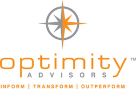 OPTIMITY ADVISORS INFORM TRANSFORM OUTPERFORM Logo (EUIPO, 28.11.2014)