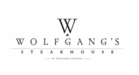 W WOLFGANG'S STEAKHOUSE BY WOLFGANG ZWIENER Logo (EUIPO, 09.04.2015)