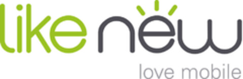 LIKE NEW LOVE MOBILE Logo (EUIPO, 01.05.2015)