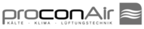 proconAir Kälte Klima Lüftungstechnik Logo (EUIPO, 12/15/2015)