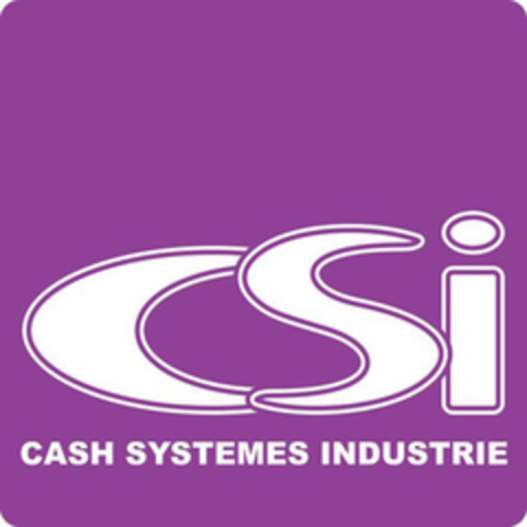 CSI CASH SYSTEMES INDUSTRIE Logo (EUIPO, 12.01.2016)