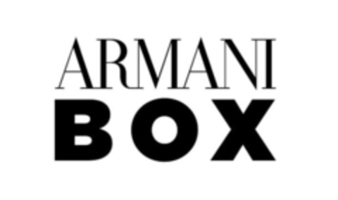 ARMANI BOX Logo (EUIPO, 08/10/2016)