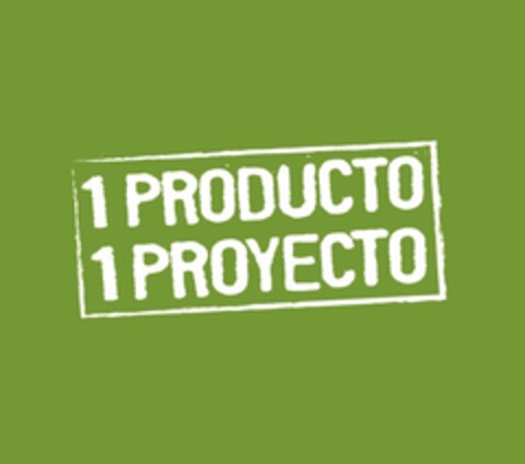 1 PRODUCTO 1 PROYECTO Logo (EUIPO, 21.03.2018)