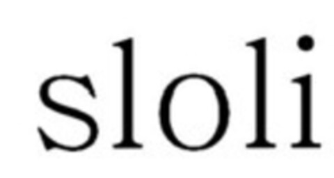 sloli Logo (EUIPO, 04/27/2018)