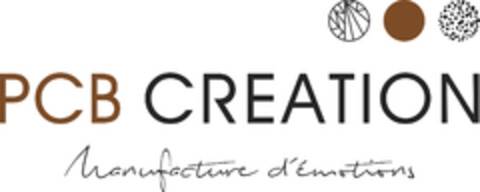 PCB CREATION Manufacture d'émotions Logo (EUIPO, 07/12/2018)