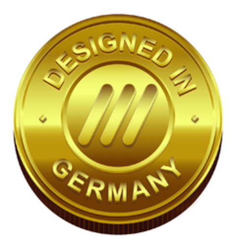 DESIGNED IN GERMANY Logo (EUIPO, 02/25/2019)