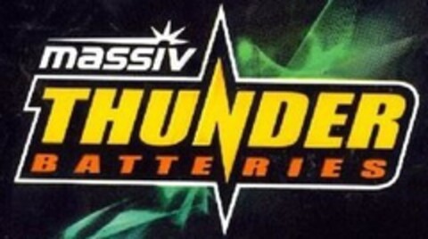 MASSIV THUNDER BATTERIES Logo (EUIPO, 07/29/2019)