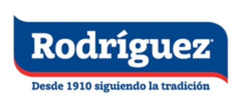 RODRÍGUEZ DESDE 1910 SIGUIENDO LA TRADICION Logo (EUIPO, 16.10.2019)