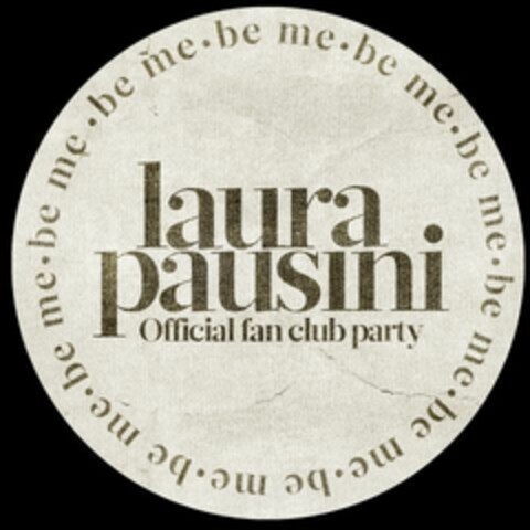 laura pausini official fan club party be me Logo (EUIPO, 10.08.2020)