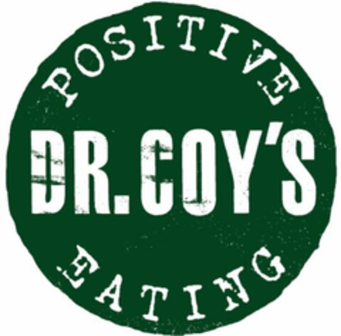 DR. COY'S POSITIVE EATING Logo (EUIPO, 09.09.2020)