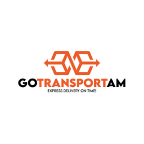 GO TRANSPORT AM EXPRESS DELIVERY ON TIME! Logo (EUIPO, 04/07/2023)