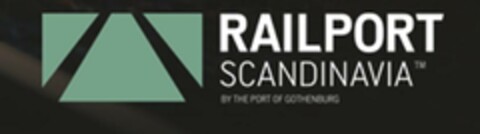 RAILPORT SCANDINAVIA  BY THE PORT OF GOTHENBURG Logo (EUIPO, 04.05.2023)