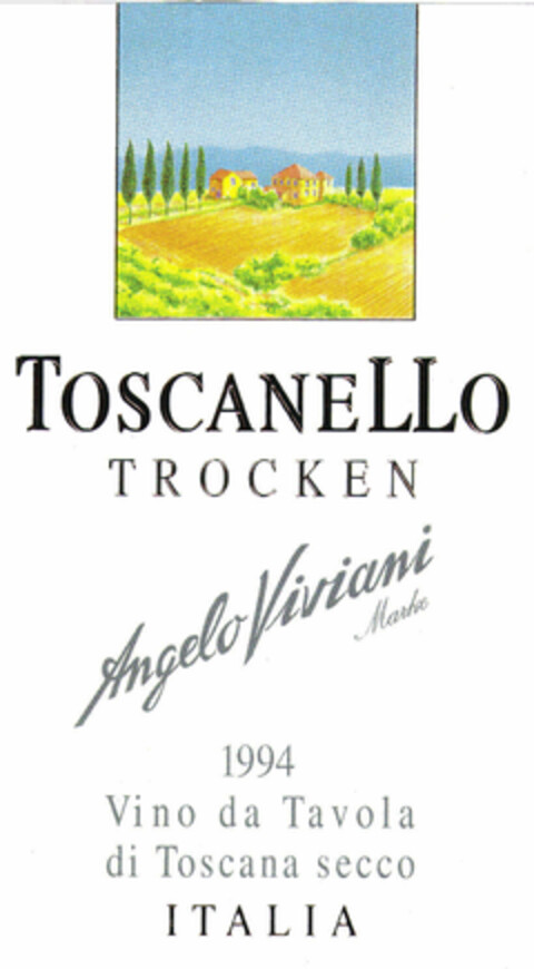 TOSCANELLO Logo (EUIPO, 01.04.1996)