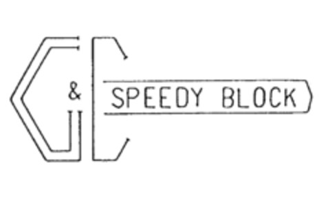 G & C SPEEDY BLOCK Logo (EUIPO, 06/30/1997)