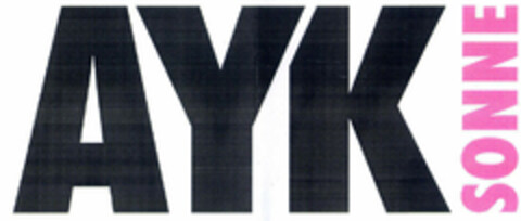AYK SONNE Logo (EUIPO, 06.04.1998)