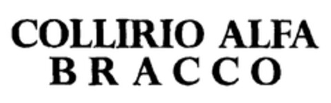 COLLIRIO ALFA BRACCO Logo (EUIPO, 06.05.1999)