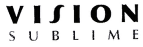 VISION SUBLIME Logo (EUIPO, 17.05.2002)