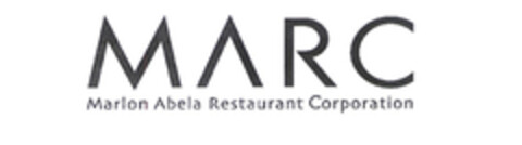 MARC Marlon Abela Restaurant Corporation Logo (EUIPO, 06.02.2004)