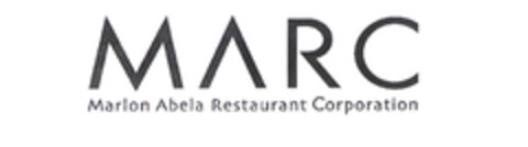 MARC Marlon Abela Restaurant Corporation Logo (EUIPO, 02/06/2004)