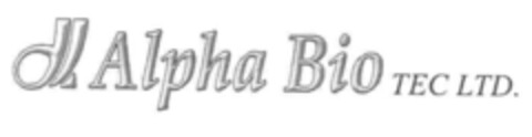 Alpha Bio TEC LTD. Logo (EUIPO, 28.06.2006)
