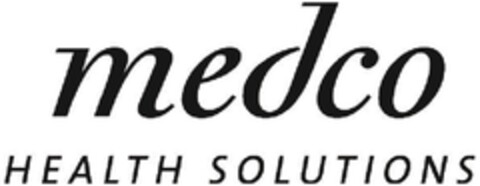 medco HEALTH SOLUTIONS Logo (EUIPO, 30.06.2009)