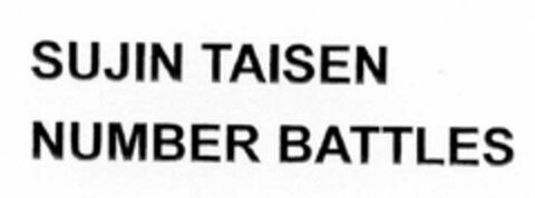 SUJIN TAISEN NUMBER BATTLES Logo (EUIPO, 06.08.2009)