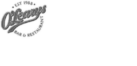 O'LEARYS *EST 1988* BAR & RESTAURANT Logo (EUIPO, 18.01.2010)
