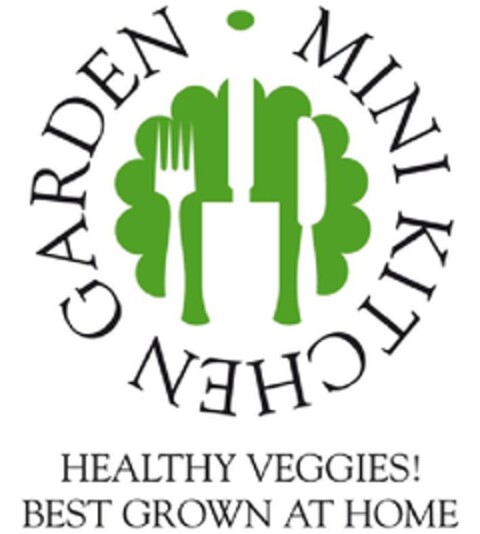 MINI KITCHEN GARDEN HEALTHY VEGGIES! BEST GROWN AT HOME Logo (EUIPO, 15.03.2010)