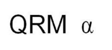 QRM Alpha Logo (EUIPO, 08/14/2012)