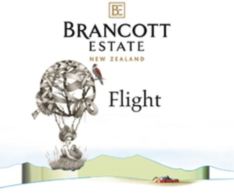 BE Brancott Estate New Zealand Flight Logo (EUIPO, 13.05.2013)