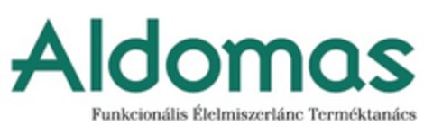 Aldomas Funkcionális Élelmiszerlánc Terméktanács Logo (EUIPO, 05.03.2015)