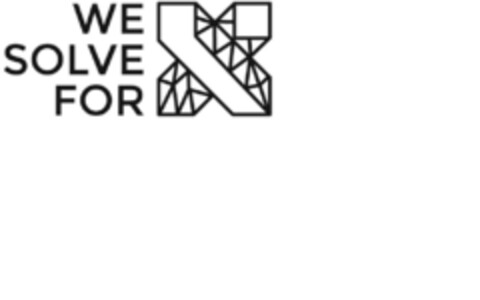 WE SOLVE FOR X Logo (EUIPO, 03.03.2016)